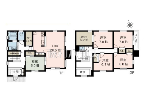間取図　【春日井市坂下町５丁目】