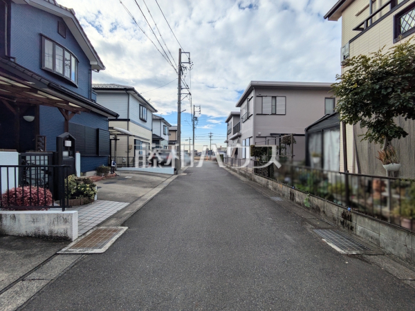 接道状況および現場風景　【春日井市大手町】