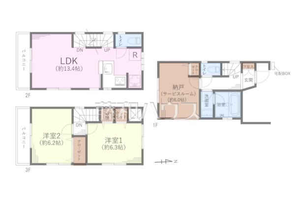 間取図　【中野区鷺宮５丁目】