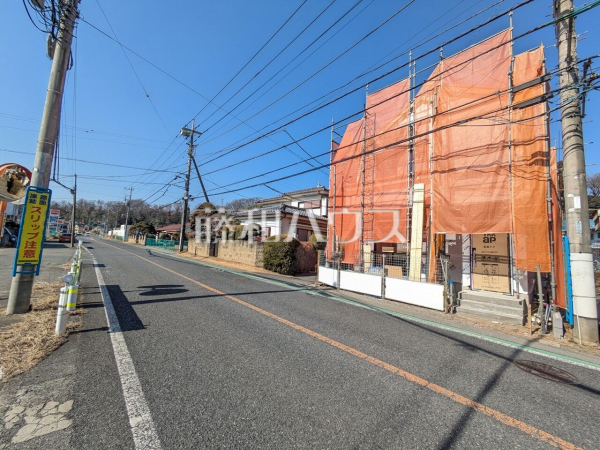 接道状況および現場風景　【八王子市片倉町】