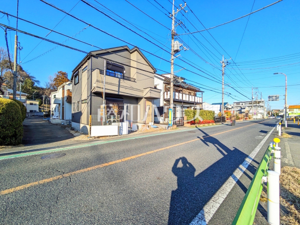 接道状況および現場風景　【八王子市片倉町】