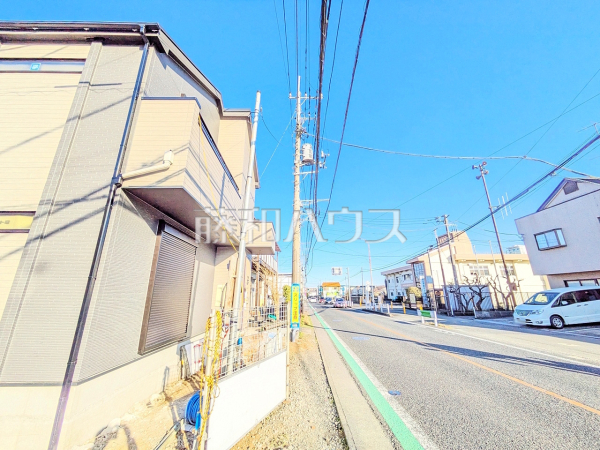 接道状況および現場風景　【八王子市片倉町】