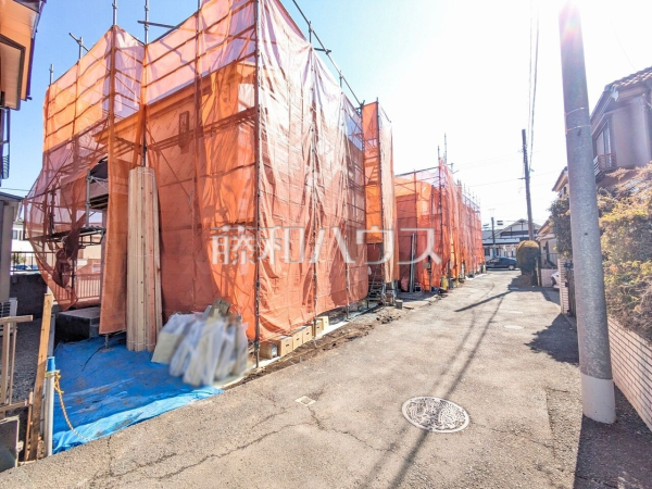 接道状況および現場風景　【八王子市片倉町】