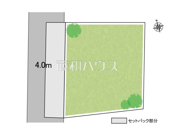 全体区画図　【三鷹市中原４丁目】