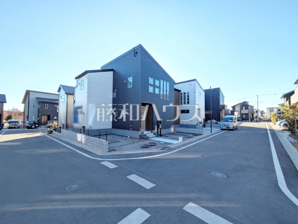 接道状況および現場風景　【武蔵村山市神明１丁目】