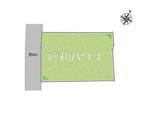 全体区画図　【多摩市連光寺４丁目】