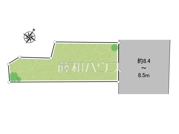 全体区画図　【福岡市東区原田２丁目】