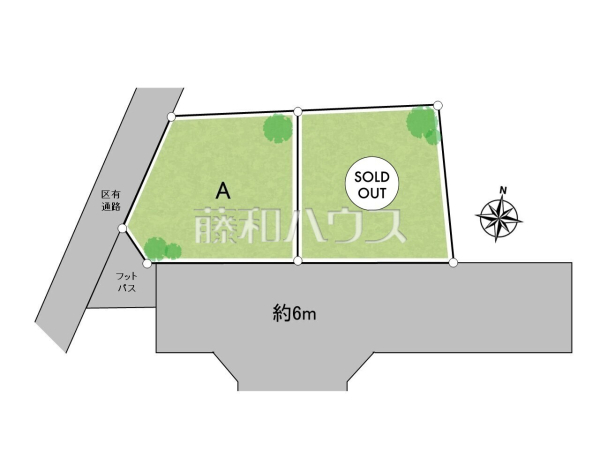 全体区画図　【練馬区大泉町１丁目】