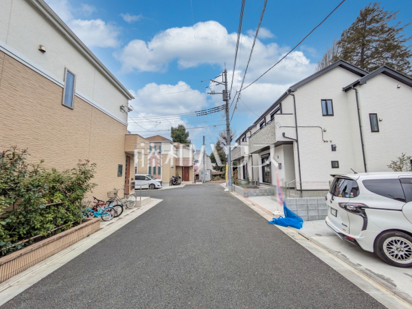 接道状況および現場風景　【練馬区大泉町１丁目】