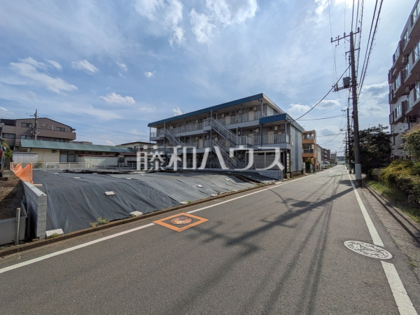 接道状況および現場風景　【所沢市東所沢１丁目】