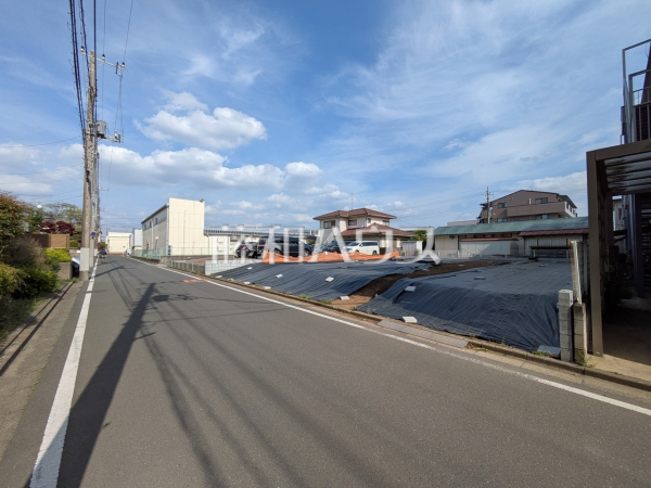 接道状況および現場風景　【所沢市東所沢１丁目】