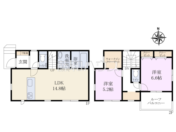 間取図　【国分寺市西恋ヶ窪３丁目】