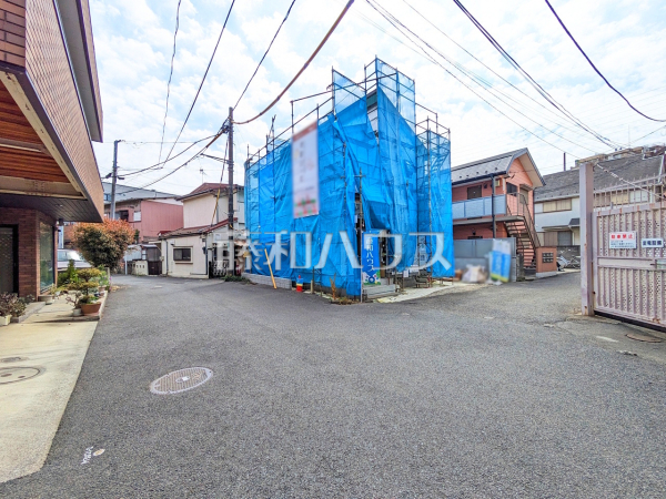 接道状況および現場風景　【国分寺市西恋ヶ窪３丁目】