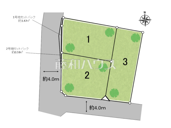 全体区画図　【福岡市早良区飯倉３丁目】