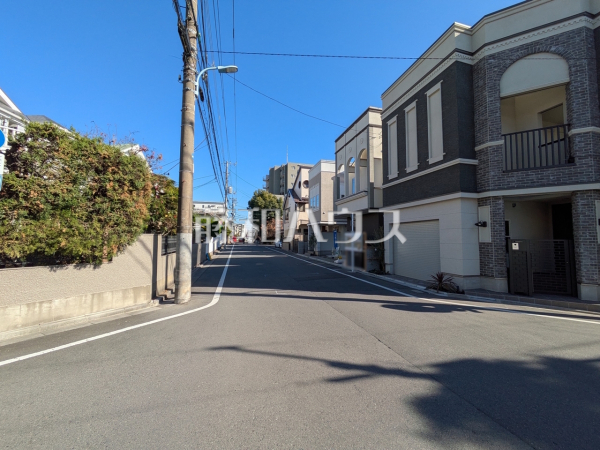 接道状況および現場風景　【杉並区善福寺１丁目】