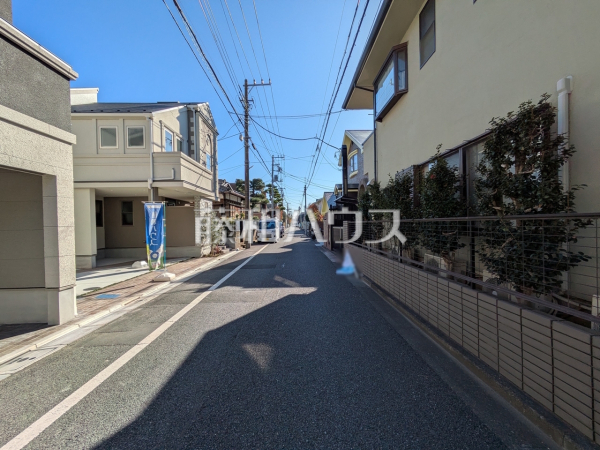 接道状況および現場風景　【杉並区善福寺１丁目】