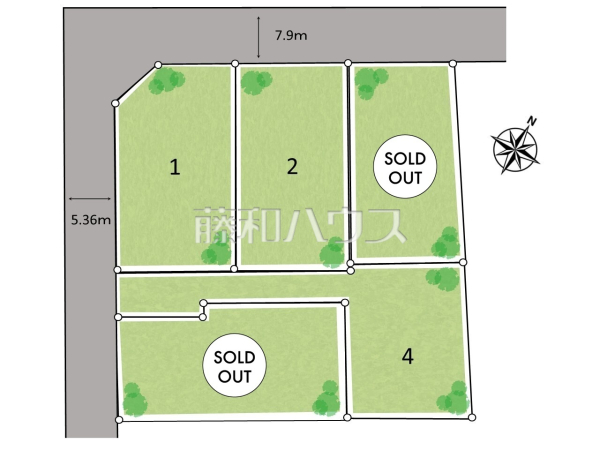 全体区画図　【杉並区善福寺１丁目】