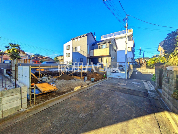 接道状況および現場風景　【武蔵村山市大南３丁目】