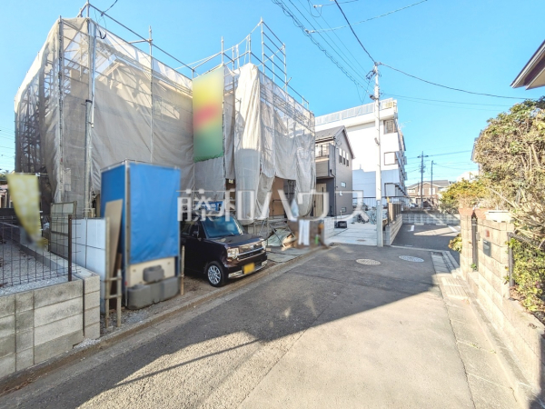 接道状況および現場風景　【武蔵村山市大南３丁目】