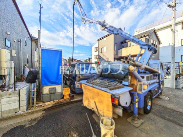 接道状況および現場風景　【武蔵村山市大南３丁目】