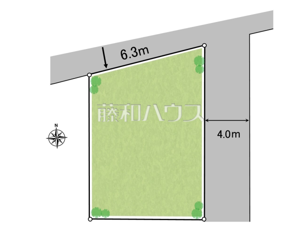 全体区画図　【北名古屋市熊之庄牛流】