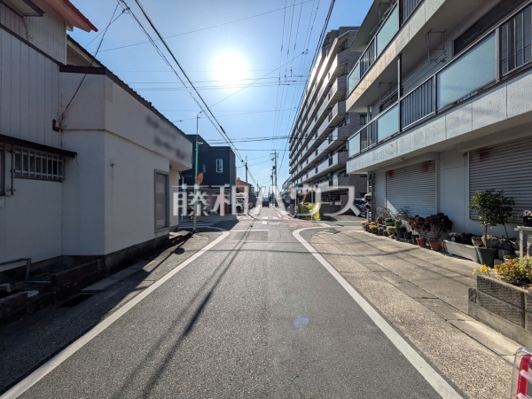 接道状況および現場風景　【名古屋市守山区苗代２丁目】