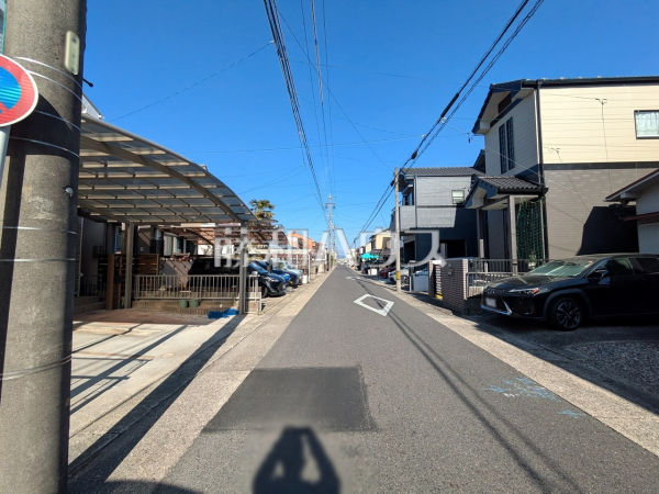 接道状況および現場風景　【名古屋市守山区苗代２丁目】