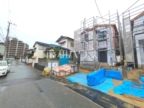接道状況および現場風景　【福岡市城南区樋井川６丁目】