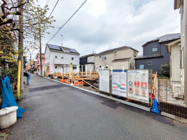 接道状況および現場風景　【清瀬市竹丘３丁目】