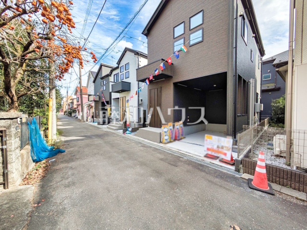 接道状況および現場風景 【清瀬市竹丘3丁目】 接道状況および現場風景 【清瀬市竹丘3丁目】