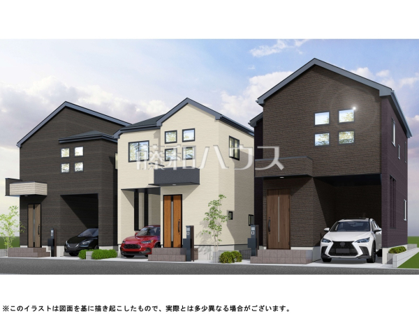 完成予想図（外観）　【清瀬市竹丘３丁目】