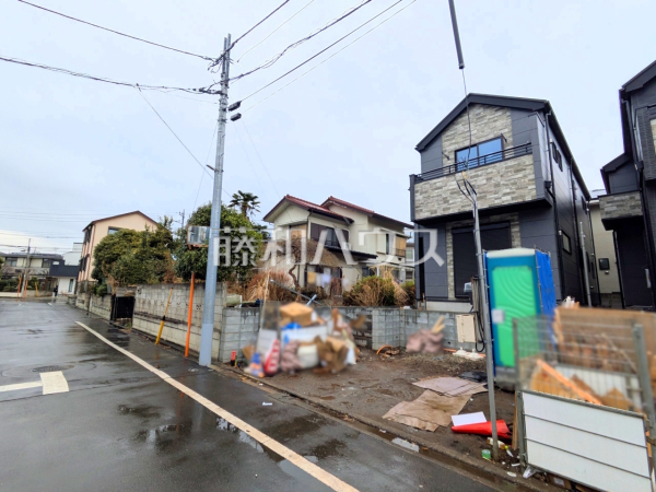 接道状況および現場風景　【小金井市東町１丁目】