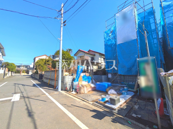 接道状況および現場風景　【小金井市東町１丁目】