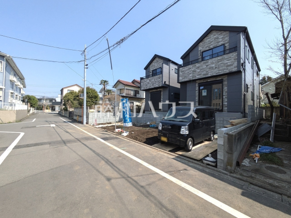 接道状況および現場風景　【小金井市東町１丁目】