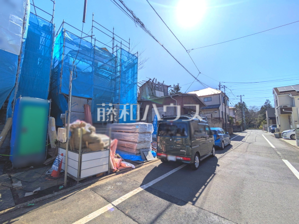 接道状況および現場風景　【小金井市東町１丁目】