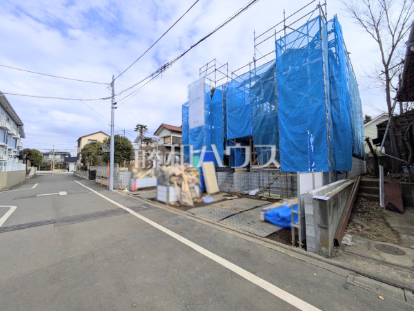 接道状況および現場風景　【小金井市東町１丁目】