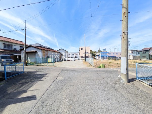 接道状況および現場風景　【北名古屋市六ツ師松葉】