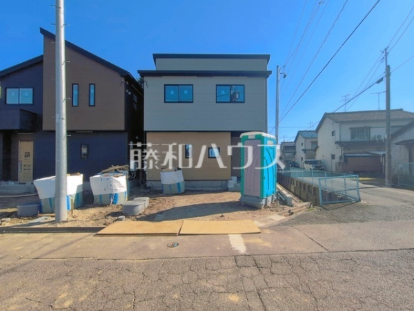 接道状況および現場風景　【北名古屋市六ツ師松葉】