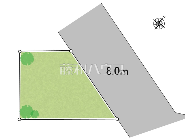全体区画図　【東村山市恩多町１丁目】