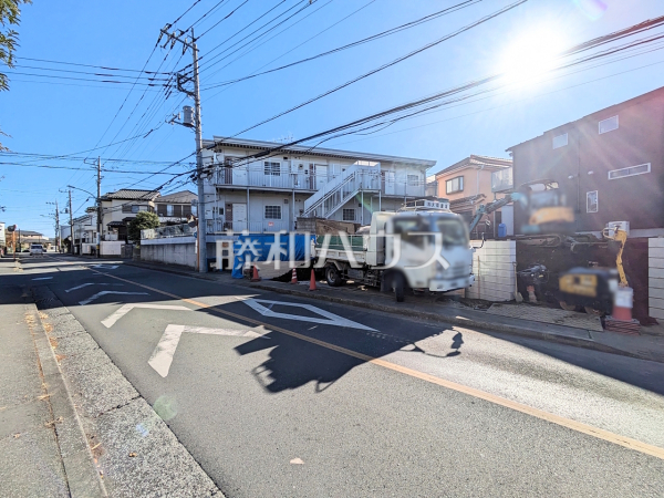 接道状況および現場風景　【東村山市恩多町１丁目】