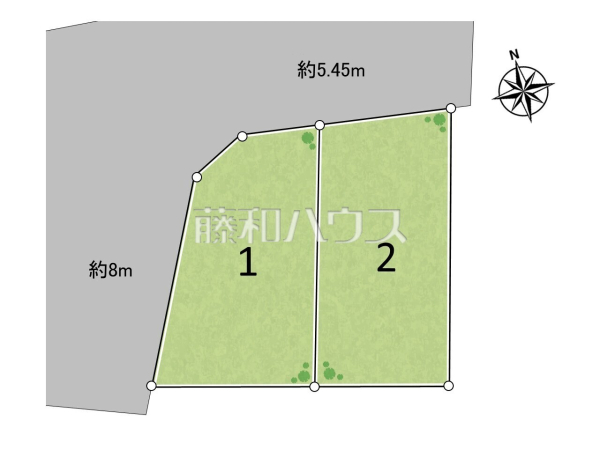 全体区画図　【中野区江古田１丁目】