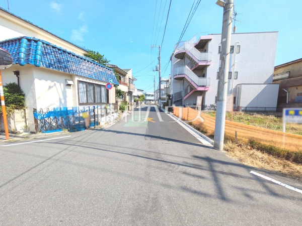 接道状況および現場風景　【中野区江古田１丁目】