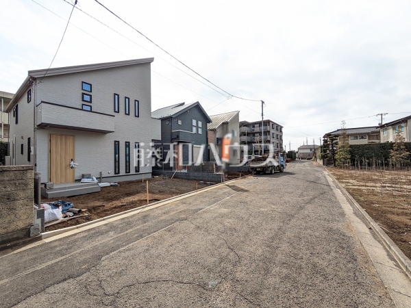 接道状況および現場風景　【立川市幸町５丁目】