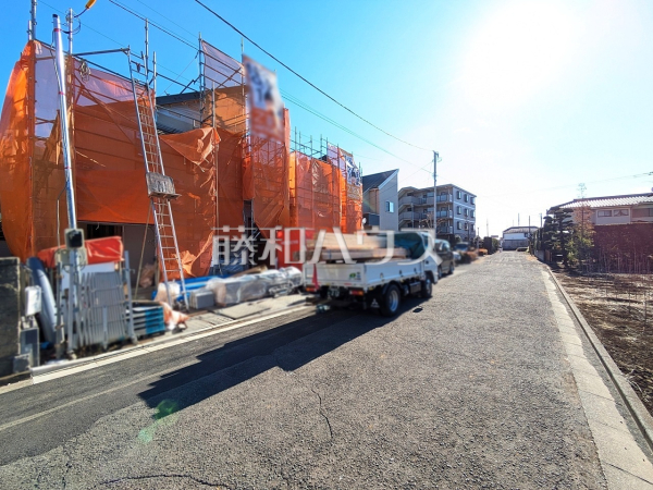 接道状況および現場風景　【立川市幸町５丁目】