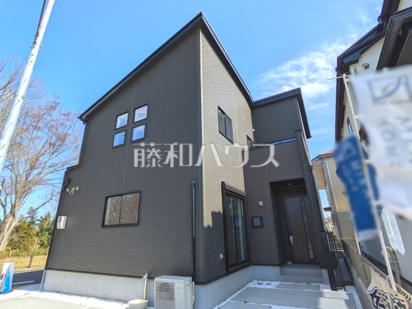 1号棟　外観　【日野市新町５丁目】
堂々完成、いつでもご内覧いただけます！ぜひ実物をご覧いただきたく思います。喜んでご案内いたしますのでお気軽にお問合せ下さい。　