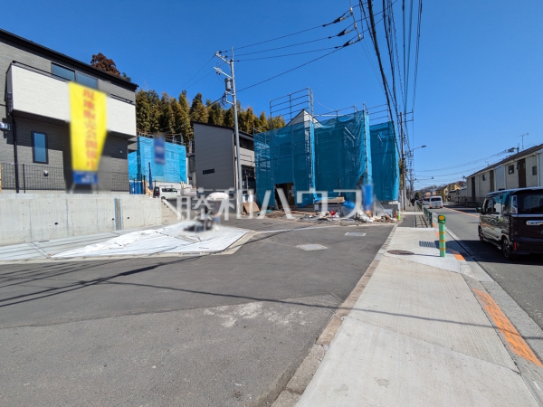 接道状況および現場風景　【八王子市館町】
