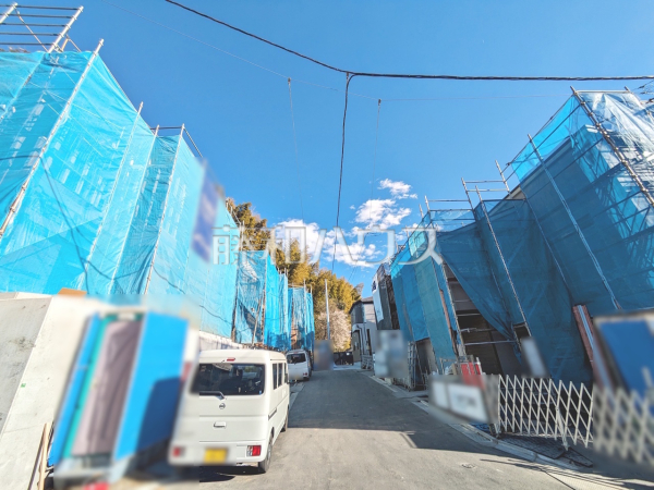接道状況および現場風景　【八王子市館町】
