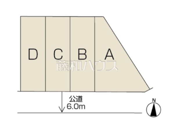全体区画図　【春日井市六軒屋町３丁目】