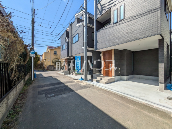 接道状況および現場風景　【国分寺市東戸倉２丁目】