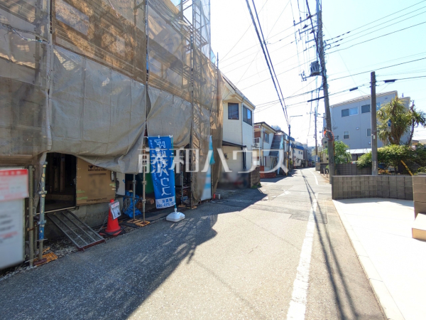 接道状況および現場風景　【新座市栗原５丁目】